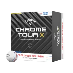 Callaway Chrome Tour X Triple Track 4DZ, Valkoinen