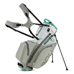 Big Max Aqua Hybrid 4 Stand Bag, Valkoinen / Harmaa
