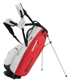 TaylorMade Flextech Bag, Harmaa / Punainen