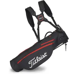 Titleist Premium Carry Bag, Musta / Punainen