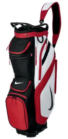 Nike Performance Cart Golf Bag, Punainen / Musta