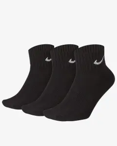 Nike Cushioned Ankle Socks, Musta