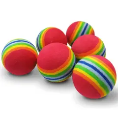 Masters Striped Foam Balls 6-pack in Eco Bag