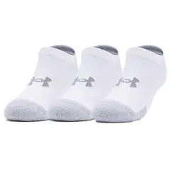 Under Armour Heatgear No Show 3-pack, Valkoinen, Valkoinen