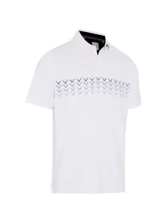 Callaway Chevron Block Print Golf Polo