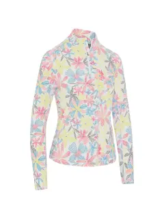 Callaway Chevron Floral Print Long Sleeve Shirt