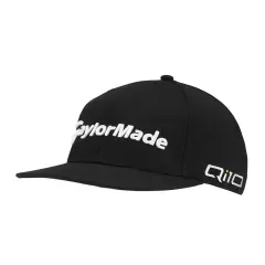 TaylorMade TM24 Tour Flatbill Snapback, Musta