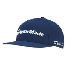 TaylorMade TM24 Tour Flatbill Snapback, Tummansininen