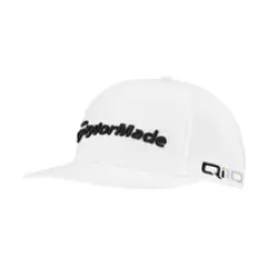 TaylorMade TM24 Tour Flatbill Snapback, Valkoinen