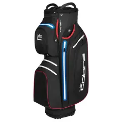 Cobra Ultradry Pro Cart Bag, Musta / Punainen / Sininen