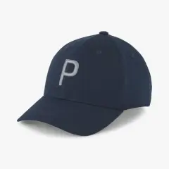 Puma Structured P Cap, Tummansininen / Harmaa, One Size