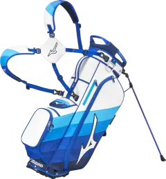 Mizuno Tour Stand Bag 25, Sininen / Valkoinen