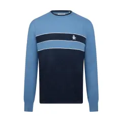 Original Penguin Heritage Mixed Media Sweater