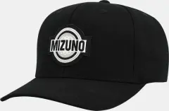 Mizuno Patch Snapback Cap, Musta