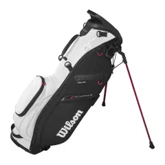 Wilson Exo Lite Stand Bag, Musta / Valkoinen