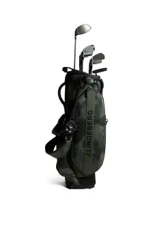 J.Lindeberg Play Stand Bag, Tummanvihreä