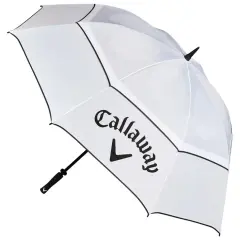 Callaway Shield Umbrella 64", Valkoinen / Musta