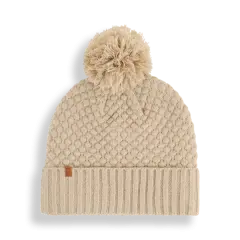Puma W WRMLBL Pom Beanie, Beige, One Size