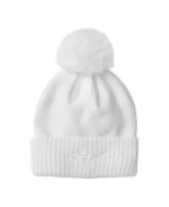 Mizuno Crested Bobble Beanie, Valkoinen