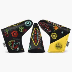 PRG Originals Vintage Blade Putter Cover - Neon Vegas