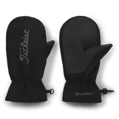 Titleist StaDry Cart Mitts, Musta / Harmaa