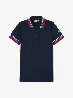 Cross W Stripe Polo