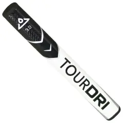 TourDri Flat Putter Grip 3.0, Musta / Valkoinen