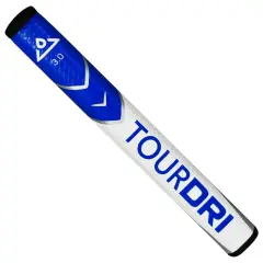 TourDri Flat Putter Grip 3.0, Sininen / Valkoinen