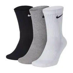 Nike Everyday Lightweight Crew Sock 3-pack, Moniväri