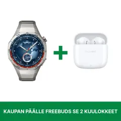 Huawei Watch GT5 Pro 46mm, Titaani + FreeBuds SE 2
