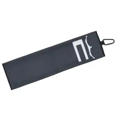 Cobra Tri-Fold Club Towel, Musta, One Size