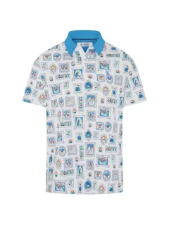 Original Penguin Clubhouse Wall Of Fame Novelty Polo