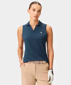 Macade Paige Steel Blue Sleeveless Shirt