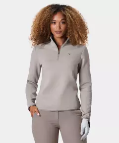 Macade W Taupe Therma Quarter Zip