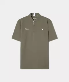 Macade Heath Olive Bomber Shirt