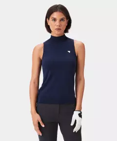 Macade Kayla Navy Air Sleeveless Top