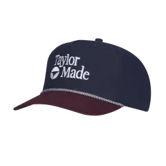 TaylorMade TM26 A-Frame Stock Rope Hat, Tummansininen, One Size