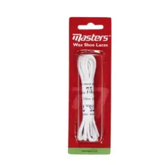 Masters Wax Shoe Laces Valkoinen 75cm