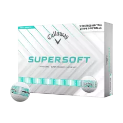 Callaway Supersoft 25 Stripe, Valkoinen, Turkoosi