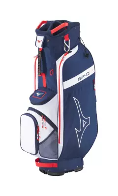 Mizuno BR-D3 25 Cart Bag , Tummansininen / Punainen