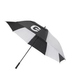 Golf Center Umbrella 64", Musta, Valkoinen