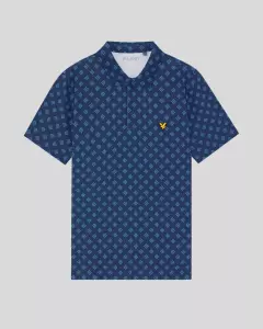 Lyle & Scott Golf Argyle Print Polo