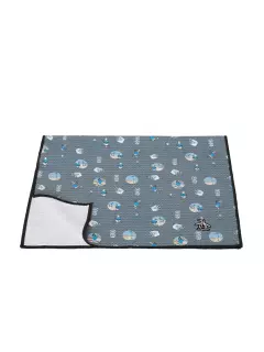 Original Penguin Microfibre Printed Waffle Golf Towel, Harmaa