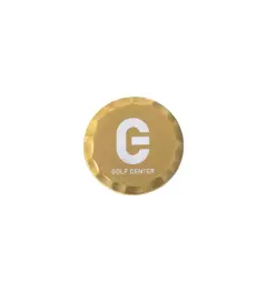 Golf Center Gold Ball Marker Coin