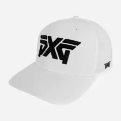 PXG Stretch Snapback Hat, Valkoinen