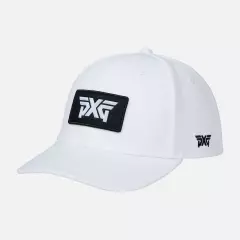 PXG Stretch Patch Snapback Cap, Valkoinen
