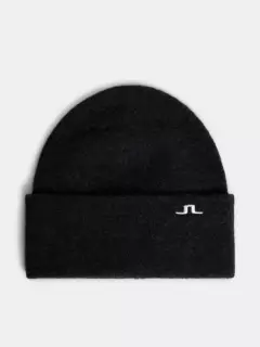 J.Lindeberg Kadie Alpaca Mix Beanie, Musta