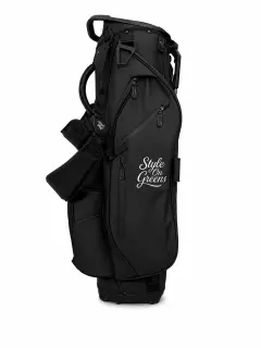 Style On Greens Premium Stand Bag, Musta
