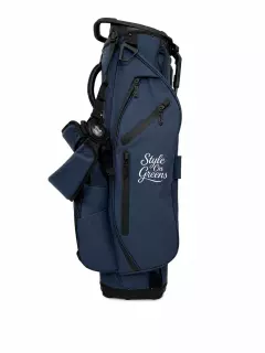 Style On Greens Premium Stand Bag, Tummansininen