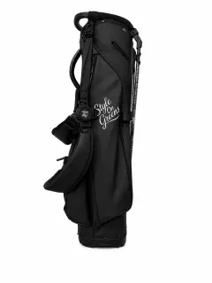 Style On Greens Premium 7.5" Stand Bag, Musta